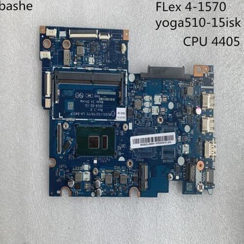 LA-D451P motherboard for Lenovo Flex4-1570 Yoga 510-15ISK Laptop Motherboard 4405U CPU DDR4 100% test OK free shopping