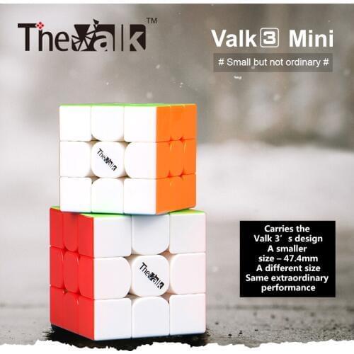 Qiyi 3x3x3 cube Valk3 Mini 3x3x3 Speed Cube The valk 3 mini 3x3 Magic cube valk3Mini 3x3 Puzzle Magic cubo Qiyi 3x3 Puzzle cube