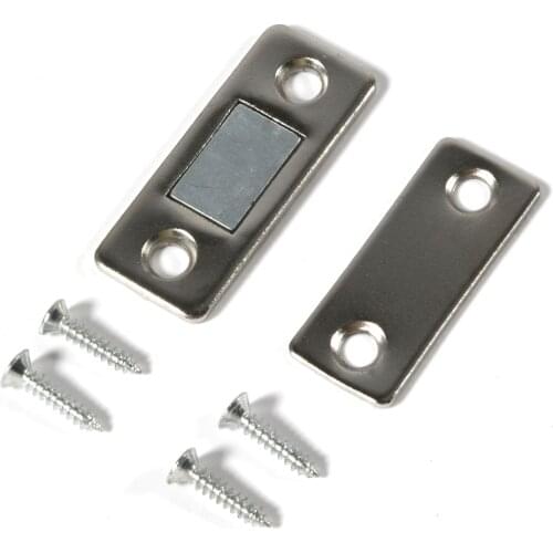 2pcs/Set Magnetic Cabinet Catches Magnet Door Stops Hidden Door Closer Screw for Closet Cupboard Kitchen Tools Accessories