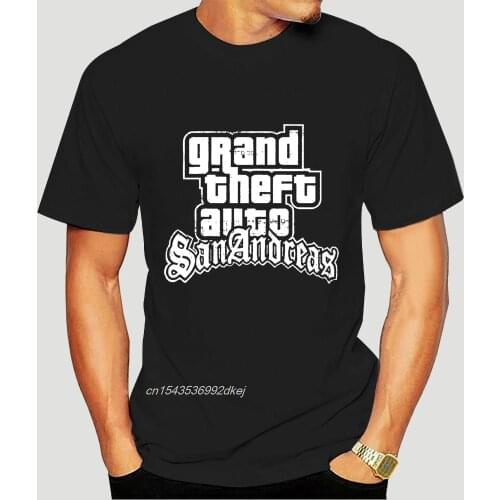 Men T Shirt t-shirt Gta San Andreas Grand Theft Auto Tshirts Women T-Shirt 1418D