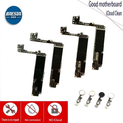 Original unlocked Motherboard for iphone 8 8Plus No iCloud Motherboard or iphone 8Plus good board 64GB 256GB with Touch ID