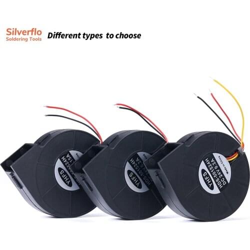 YIHUA WEP Original 5015 Brushless Blower Fan DC 24V 0.15A/0.2A Brushless Cooling fan for 8786D 853AAA 8858 995d+ 858 soldering