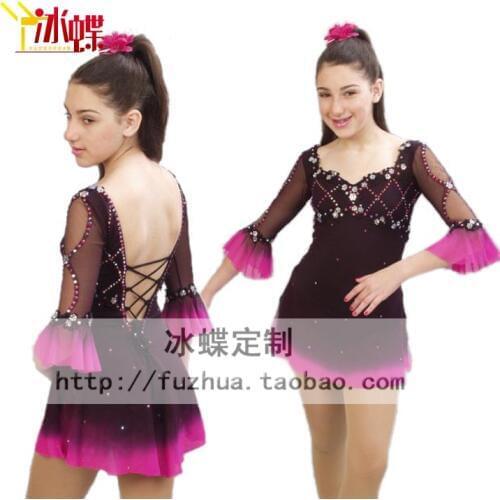 Custom Adult Ice Skating Dresses Graceful New Brand Figure Skating Dresses For Competition DR4153