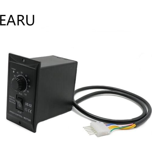 400W AC 220V 50/60Hz Motor Speed Pinpoint Regulator Controller US-52 Forward & Backward Motor Governor for Machine Pump DIY