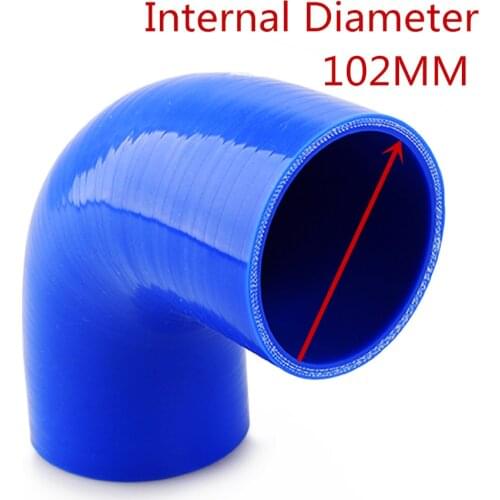 RO-GEJA Universal 90 Degree 102mm Elbow Silicone Hose Pipe Turbo Intake Couple