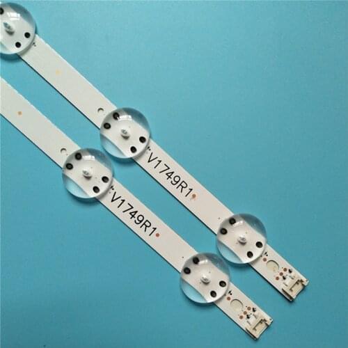 LED TV Illumination Part Replacement For LG 49LJ594V-ZA 49LJ595V-ZD 49LJ624V-ZC LED Bar Backlight Strip Line Ruler V1749L1 2862A