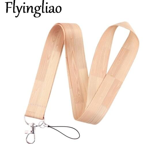 Wood Texture Classical Style Lanyard For keys The 90s Phone Working Badge Holder Neck Straps With Phone Ropes webbings ribbons