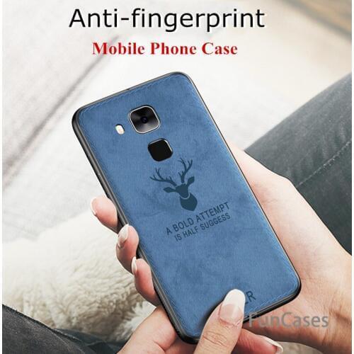 Slim Deer Cloth Phone Cases For Huawei Y9 P Smart 2019 P10 P20 Mate 20 10 Pro Lite Nova 3 3i Honor 8 9 Lite 10 7X 8X 7A 7C Case