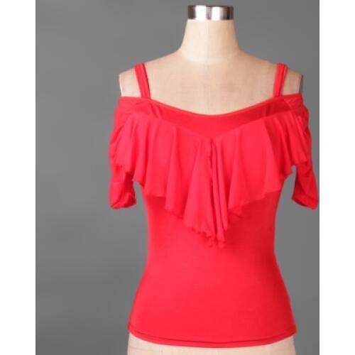 Flamenco dance tops Square/Latin dance ballroom top blouse for female/women/girl costume performance wear training size S-XXXXL
