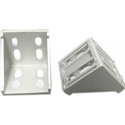 CNC DIY 6060 Corner Fitting 60x60 Home Decorative Angle Brackets Aluminum Profile Accessories connector Gusset Plate