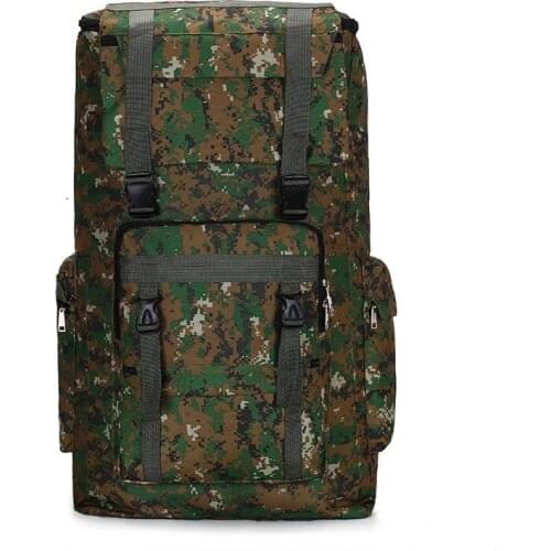 2021 New Outdoor 120L Large Capacity Backpack Waterproof Oxford Cloth Camouflage Mountaineering Backpack Leisure Travel Backpack