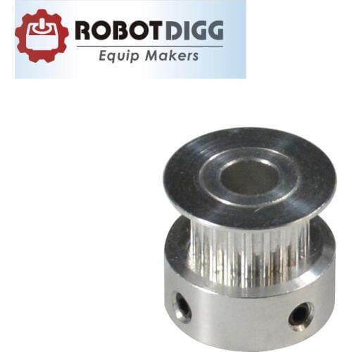 High quality GT2 pulley 20 teeth 5mm bore for 6mm width belt for 3D Printer Part GT2 Timing belt 2gt