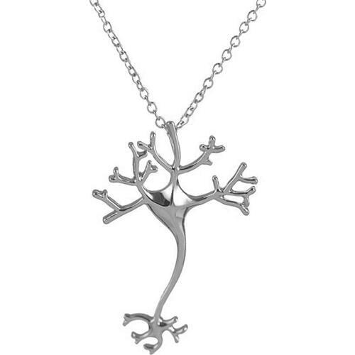 1Pc 2016 New Brain Nerve Cell Pendant Like Gem Tree Science Jewelry Collier Femme Women Kids Necklace Mix Color