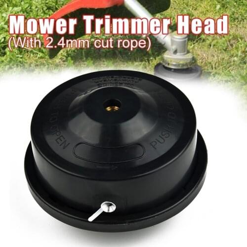 1PC ABS BlackTrimmer Head Universal Grass Trimmer Bump Feed String Trimmer Head Brush For Michigan MTM Bauholtz BBT