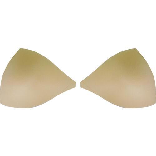 10pair Khaki Tri angle Push up Pads Breast Pads Bra Soft Foam Cup For Bikini Padding Insert Bra Accessories WB137