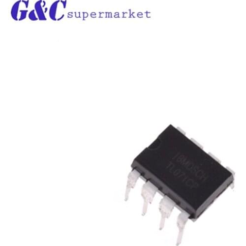 10pcs/lot TL071CP TL071CN TL071 DIP-8 amplifier IC In Stock diy electronics
