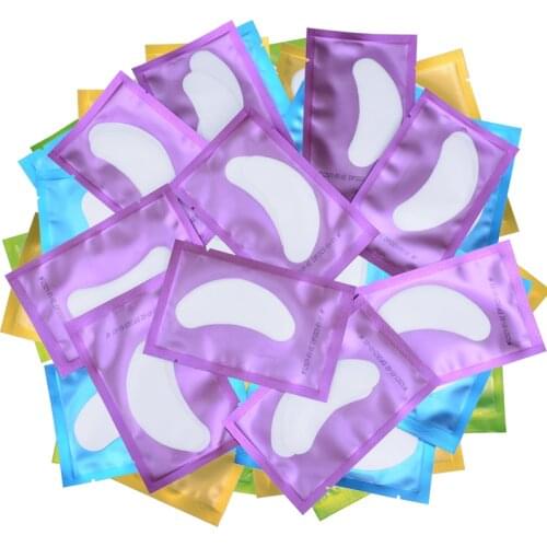 100/50PCS Eyelash Extension Pads Under Eye Patches Gel Patch for Grafting Lashes Hydrogel Makeup Stickers