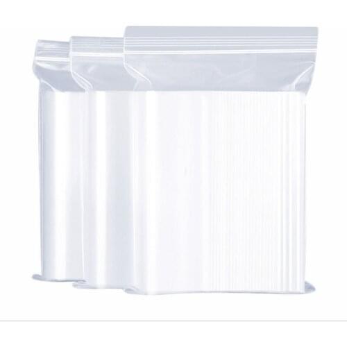 100 Plastic Bags/Transparent Packaging Plastic Bag Sealed Bag For Kitchen Storage Small Items Storage 15X20cm