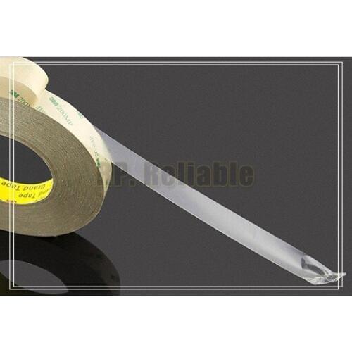 1x New 15mm*55M*0.13mm 3M 9495MP 200MP Adhesive Clear PET 2 Sides Sticky Tape for Soft LED Strip Bond, Waterproof