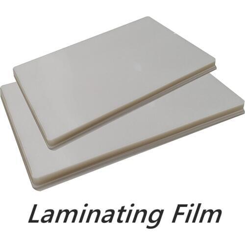 40sheets/pack single layer 50micron A5 4R 5R Size PVC 2Flap Laminating Pouch Thickness 100micron Hot Laminator Superplastic film