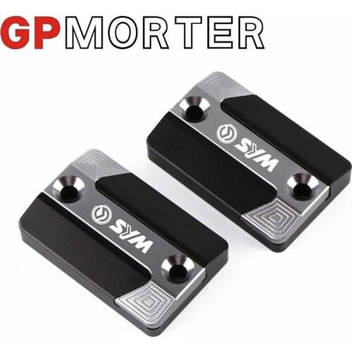 Motorcycle Accessories CNC Aluminum Front Brake Fluid Reservoir Tank Cover Cap For SYM CRUISYM 300 GTS 300i GTS300i JOYMAX Z300