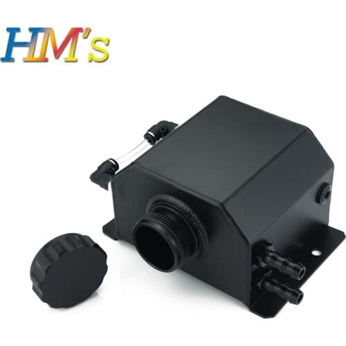 Car Racing Modified 1000ML Aluminum Oil Catch Can 1L Fuel Tank Universal Alloy Oil Tank With Drain Plug Reservoir Tank