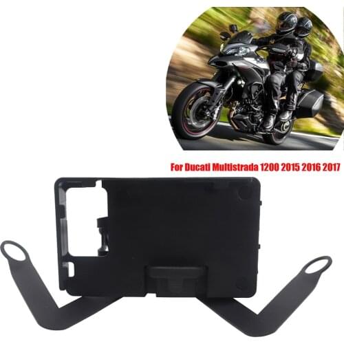 For DUCATI MULTISTRADA 1200 2015 2016 2017 Stand Holder Phone Mobile Phone GPS Plate Bracket