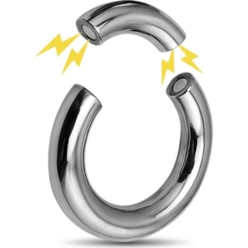 Metal stainless steel male scrotum pendant bondage magnet penis pendant penis ring BDSM penis exercise delay adult sex toys
