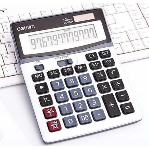 One Piece Deli 1654 multifunction office computer finance large solar calculator