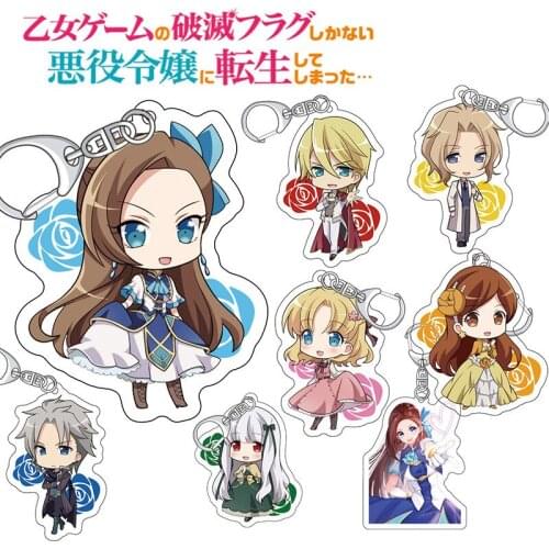 My Next Life as a Villainess: All Routes Lead to Doom! Catarina Claes Anime Acrylic Figure keychain Keyring Model Gifts Cosplay