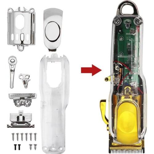 Electric Clipper Shell Set For Wahl 8591 8148 8504 Hair Clipper ABS 4 Style DIY Modification Shell Barber Electric Clipper Cover