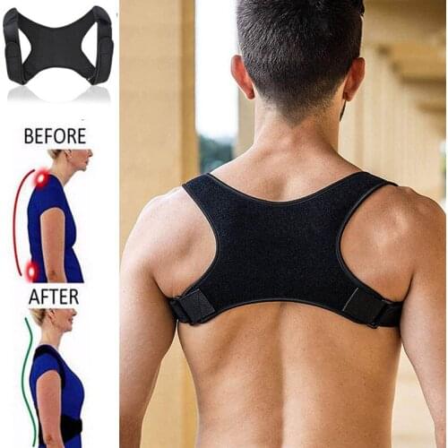 Back Support Belt Spine Posture Corrector Shoulder Back Bandage Spine Posture Correction Humpback Band Corrector Pain Relief