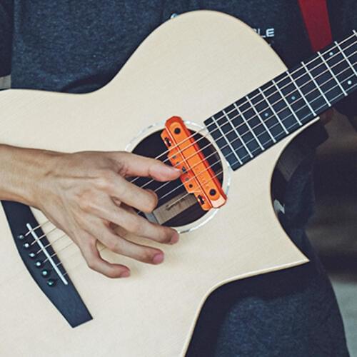 DOUBLE X0 Acoustic Guitar Pickup Preamp System Avoid Opening Built-in lithium Battery for 39-42 Inch Pick-Up Guitar Accessories