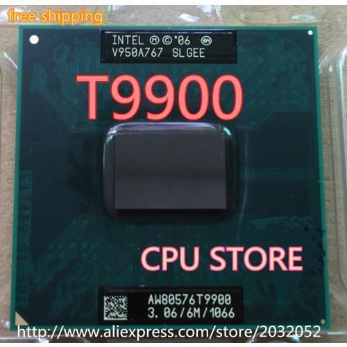 Intel Core 2 Duo T9900 t9900 3.06GHz PGA478 6M Cache 1066 FSB Processor PM45 Chipset (working 100% Free Shipping)