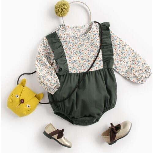 Sanlutoz Cotton Baby Girl Romper Newborn Princess Baby Clothing Cute Long Sleeve Baby Girls Clothes
