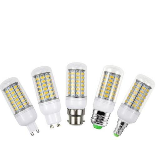 SMD 5730 Lampada Led 110V 220V E27 E14 G9 GU10 B22 Led corn light 24 36 48 56 69 72leds christmas chandelier candle lighting