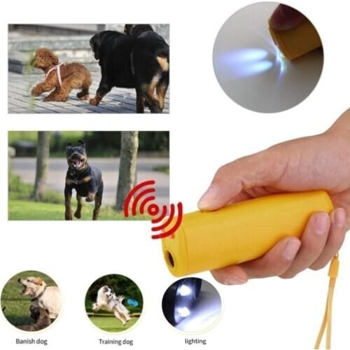 Strengthen Pet Dog Training equipment Ultrasound Repeller 3 in 1 Control Trainer Device Anti Barking Stop Bark Deterrents