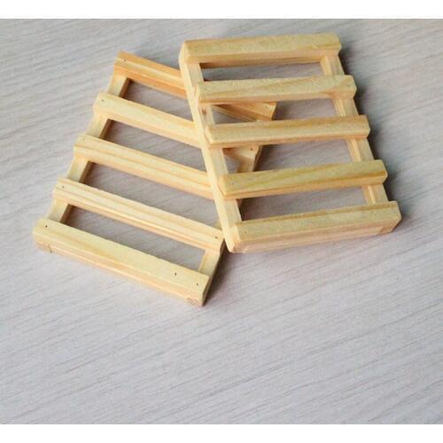 Bathroom Wooden Soap Tray Holder Storage Soap Rack Plate Box Container for Bath Shower Plate Natural wood Soap Dish F20173253