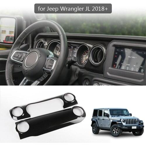 Interior Control Console Dashboard Trim Cover Panel for Jeep Wrangler JL 2018