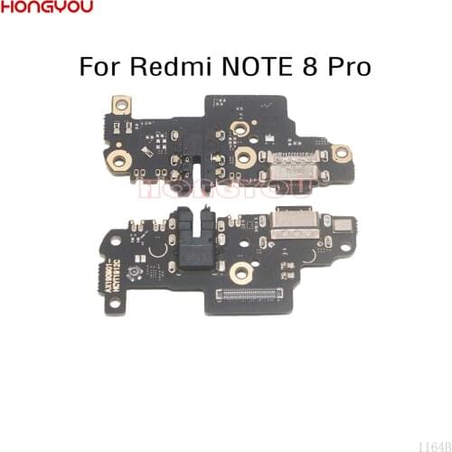 10PCS/Lot For Xiaomi Redmi NOTE 8 Pro USB Charge Dock Board Charging Socket Jack Port Plug Connector Flex Cable