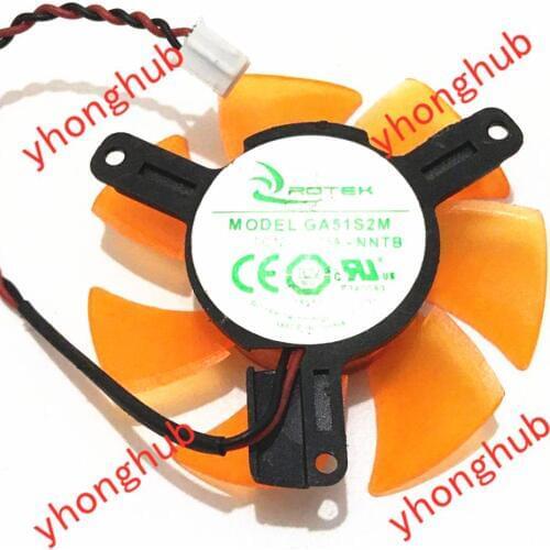 Rotek GA51S2M NNTB DC 12V 0.15A 2-Wire Server Cooling Fan