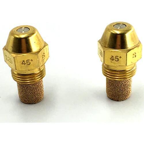 2 PCS/Lot) Oil Nozzle 45 Degree Solid full cone Spray NOzzle,Waste oil Nozzle,fuel Burner Spray Nozlle