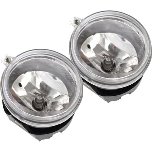 2Pcs Car Front Bumper Fog Light Lamp 5182025AA CH2592142 Fit for Jeep Patriot Compass Dodge Challenger Charger Chrysler Sebring