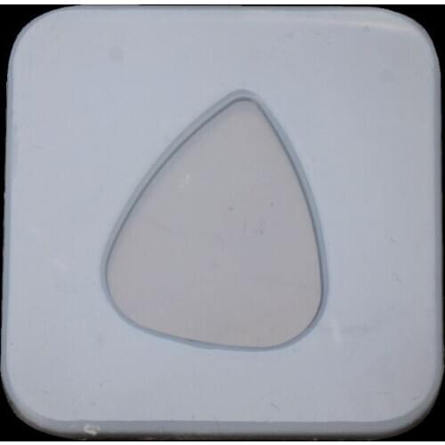 2 Pcs Geometric Triangle Plectrum Silicone Mold Jewelry Pendant Resin Casting DIY Mold