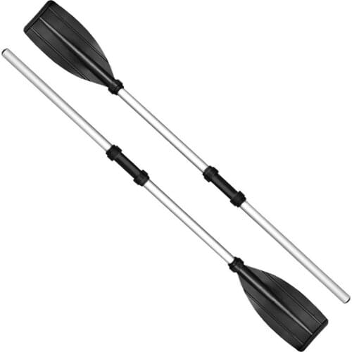 2PCS Kayak Paddles Oar Inflatable Boats Aluminium Oars Folded Rowing Paddle For Boats Raft Canoeing Water Sports Accessories