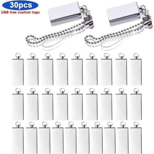 30pcs/lot Suntrsi pendrive 64g USB Flash Drive 32g 16g 8G 128G Pen drive waterproof u disk 2.0 memoria usb stick gift free logo