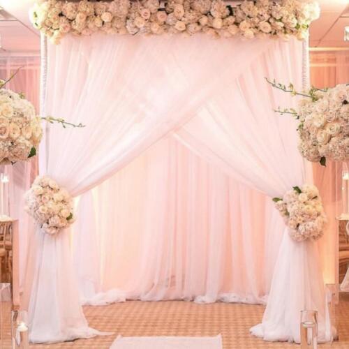 48cm*5 Meter Yarn Crystal Tulle Organza Sheer Gauze Element Baby Girls Birthday Party DIY Dress Wedding Arch Decorative Supplies