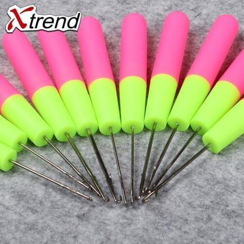 6inch 1piece Professional Latch Hook Needle Big Hole Dreadlock Hooks For Interlock Lock Braid extension Crochet Needle Tools