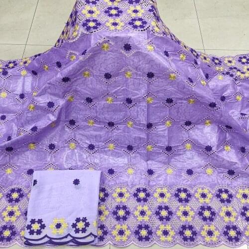 African Bazin Riche Fabric With Brode 2021 Latest Fashion Cotton Dry Embroidery Basin lace Fabric Guinea Brocade Fabrics 7yards