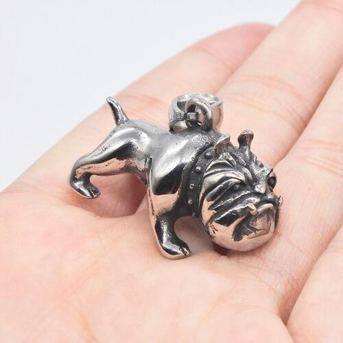 AMUMIU Hollow Giant Schnauzer Dog Pendant Necklace Women Silver Plated Animal Puppy Pet Memorial Jewelry For Pet Lovers HZP342